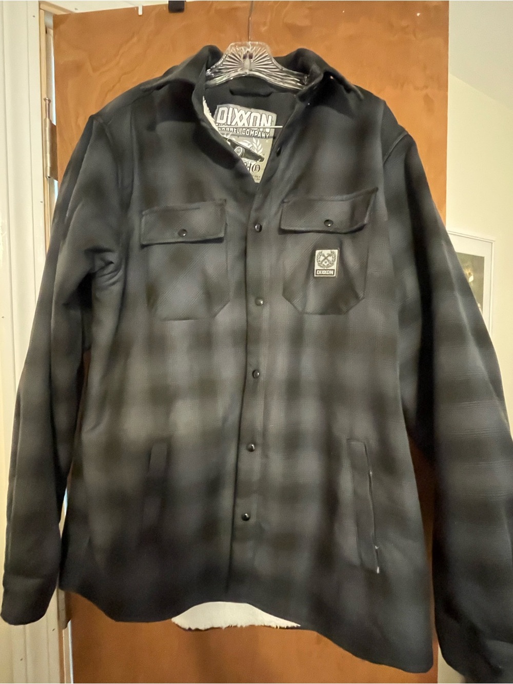 Dixxon Sherpa lined flannel size large